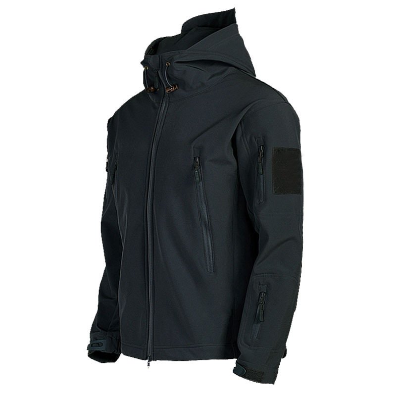 Men's Outdoor Tactical Hoody Winter Solid Camouflage Jacket Coat sport Uniform Waterproof Softshell jacket men's jackets