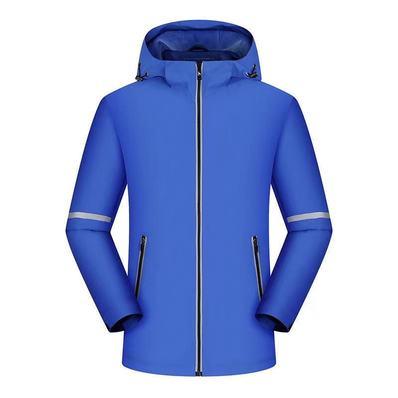 Custom men's polyester reflective windbreaker jacket,vintage retro waterproof windbreaker,sports outdoor plus size Men's Jackets