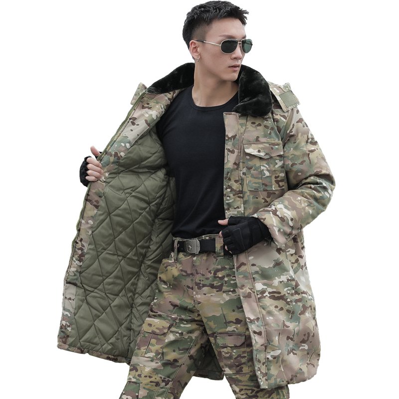 HAN WILD high quality camouflage printing plus size men's jacket windbreaker winter coat
