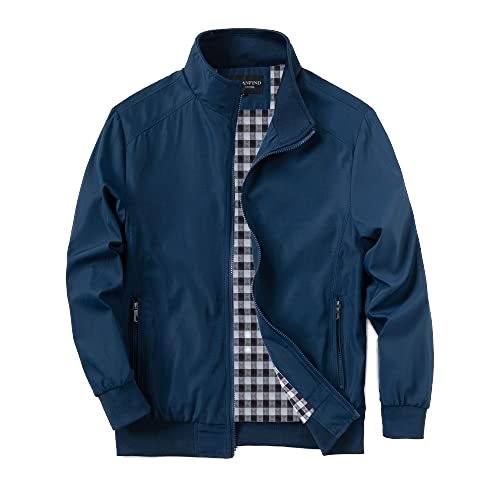 Men's Relaxed Fit Twill Cotton Work Jacket High Quality Custom Logo Stand Collar Varsity Style Casual for sport/outdoors/lightwe