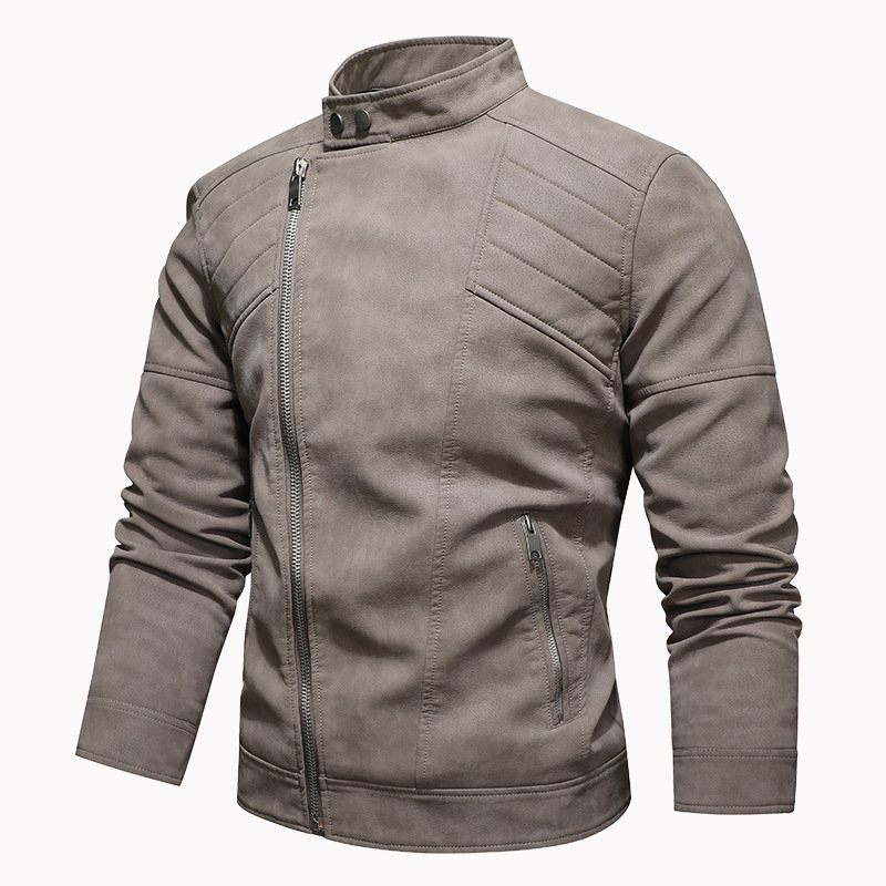 High Quality Plush Leather Jacket Plus Size Chaquetas Para Hombres Designer Clothes For Men Leather Jacket Men