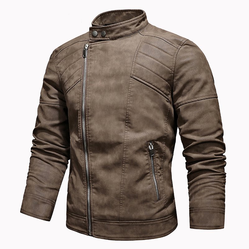High Quality Plush Leather Jacket Plus Size Chaquetas Para Hombres Designer Clothes For Men Leather Jacket Men
