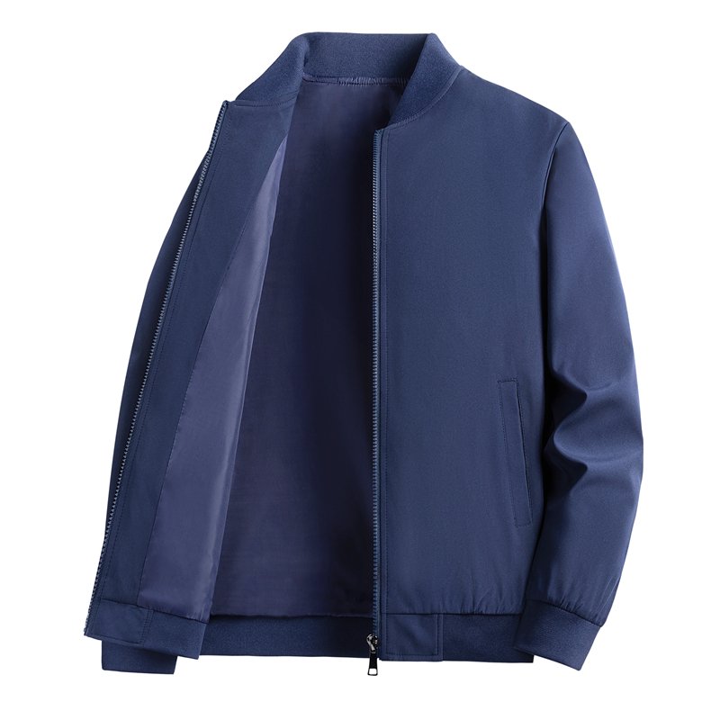 Lightweight Luxury Jacket Men Simple And Brief Motor Business Men'S Jacket Set Noble Comfortable Plain Softshell Jacket Men