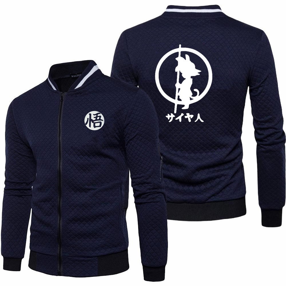 2024 Customized logo new men's jacket with zipper stand up collar hoodie jacket men's jacket plaid cardigan