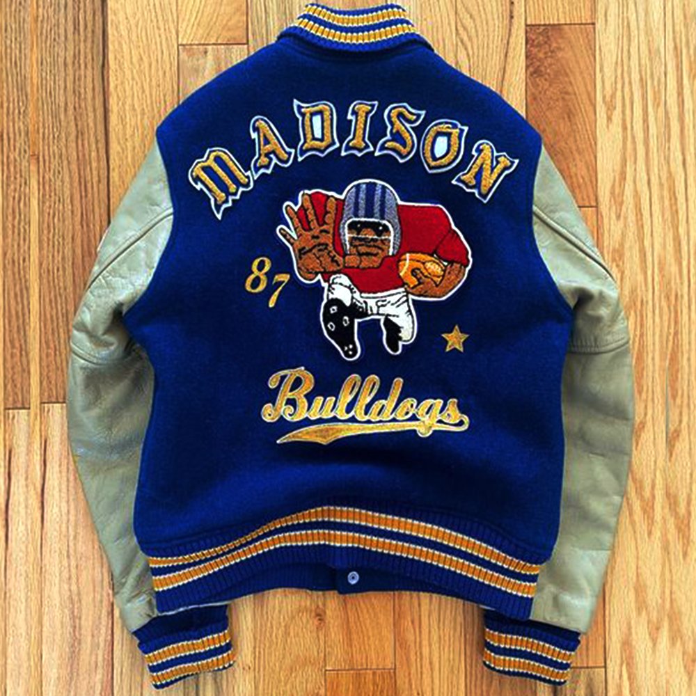Custom varsity jacket plus size men's jackets letterman team sports with high quality materials jacket for men embroidery
