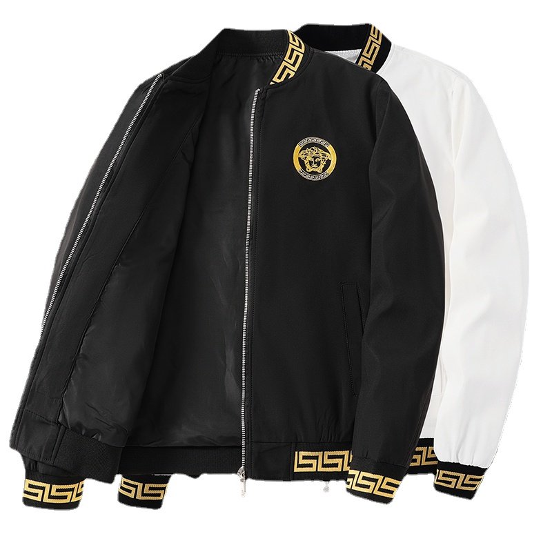 Spring and Autumn New Men's Jacket Italian Version Slim Fit Men's Top Cotton Fashion Casual Men's Baseball Jersey