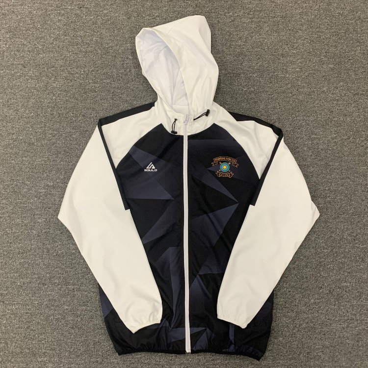 Men Wholesale sports windbreaker team wear high quality light weight breathable custom plus size men's jackets windbreaker