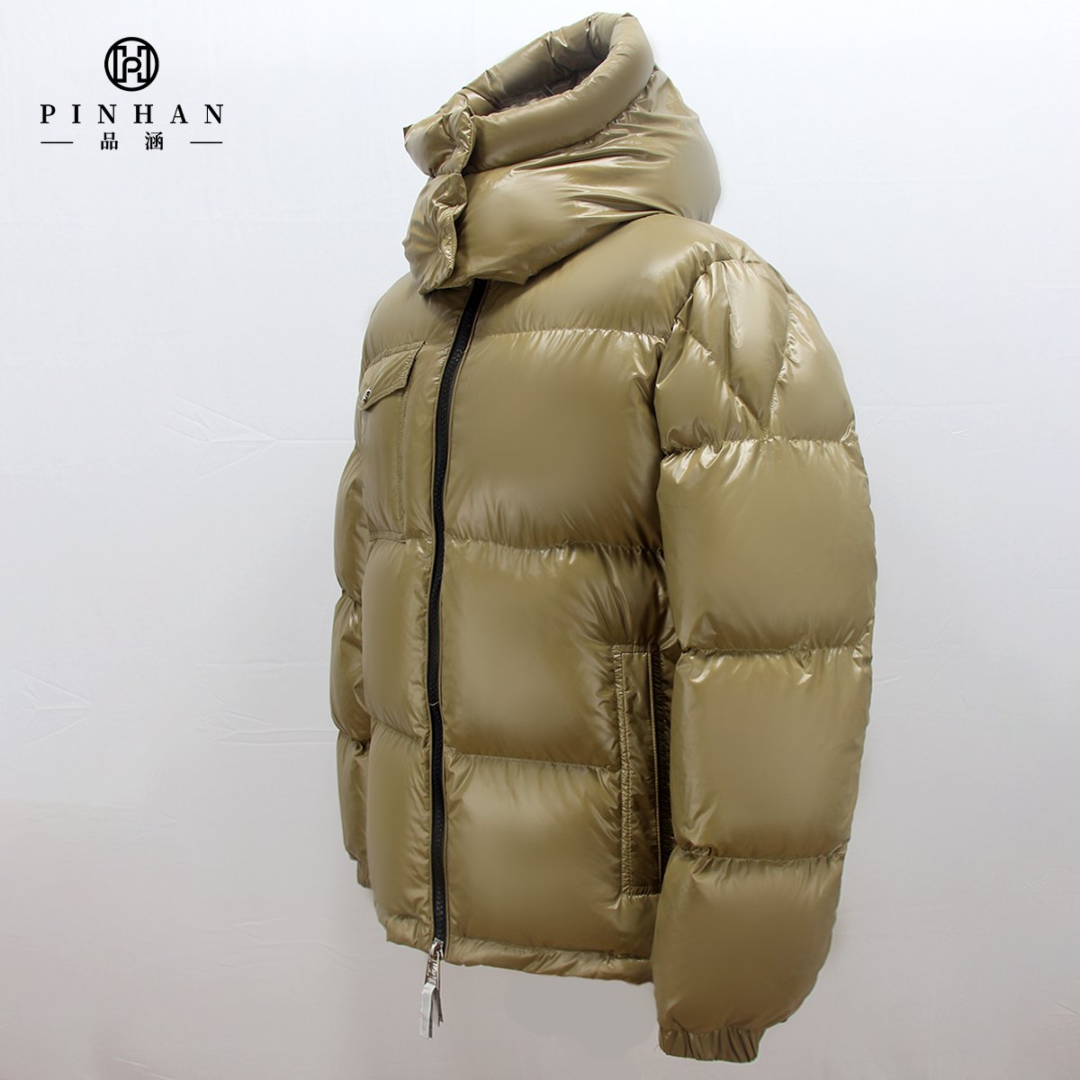 Custom Designer Hooded Man Windbreaker Outdoor Logo Puffer Jacket 90 White Duck Down Coats Puffy Bubble Plus Size Men's Jacket