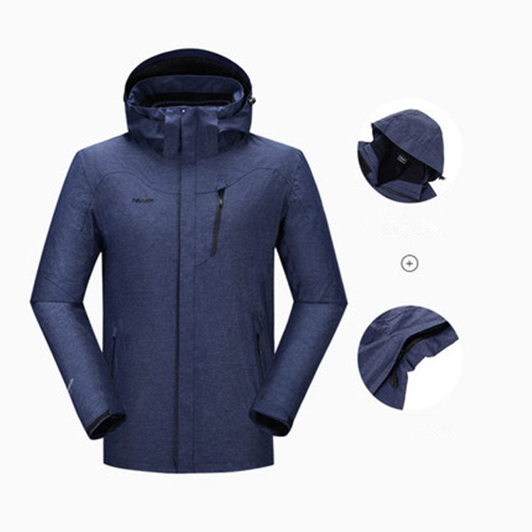 custom Fashionable breathable rain Outdoor Hiking traveling Men's 3 in 1 winter Waterproof Jackets