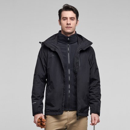 custom Fashionable breathable rain Outdoor Hiking traveling Men's 3 in 1 winter Waterproof Jackets