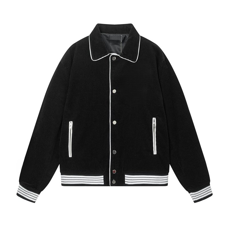 Wholesale New Arrival HighQuality Baseball Uniform Winter Autumn Leather Coat StreetWear Embroider Amirii Plus Size Men's Jacket