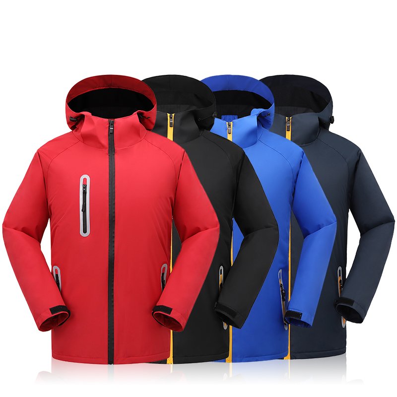 Hot sale cheap thick winter jackets within fleece inner men's plus size sport out door winter jackets windproof