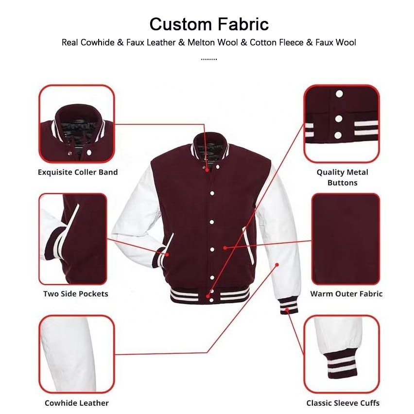 OEM Custom Design Long Sleeves Embroidery Black Couple College Baseball Men's Jacket Letterman Light Blue Varsity Jacket