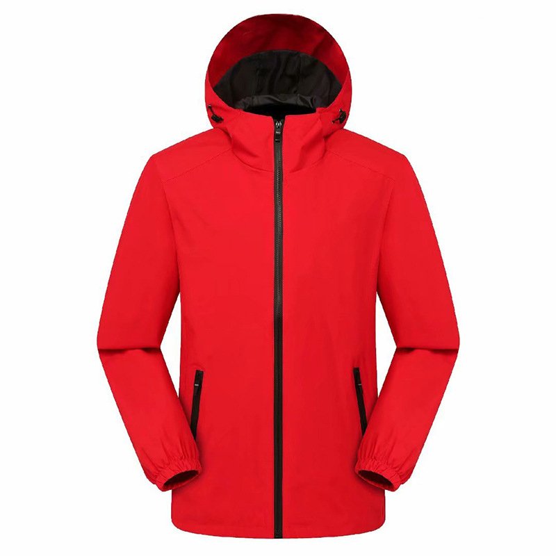 Thin single-layer hardshell jacket custom logo long-sleeved work clothes climbing suit tooling winter coats for men