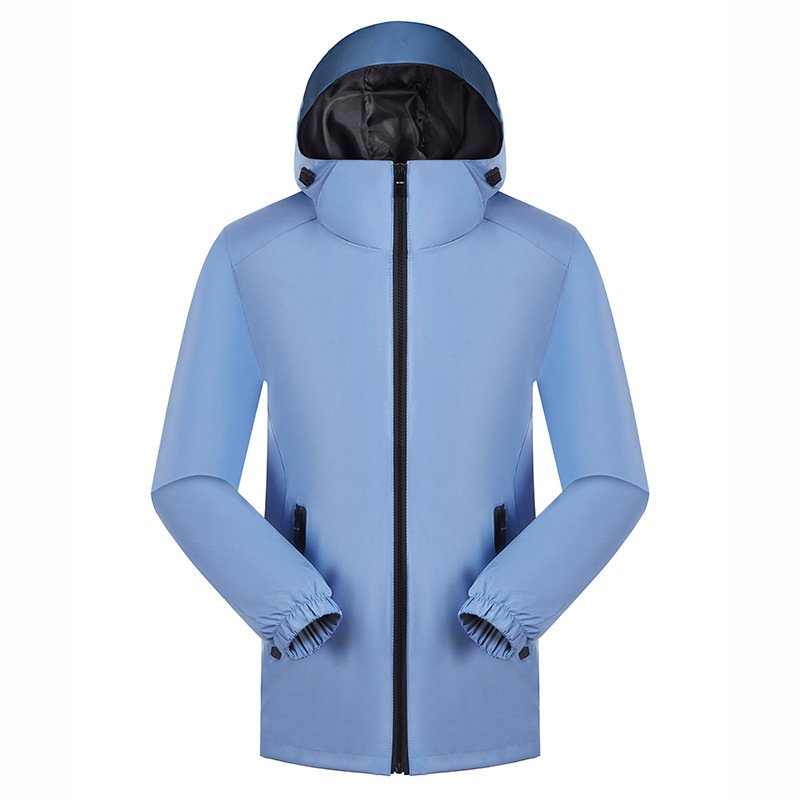 Thin single-layer hardshell jacket custom logo long-sleeved work clothes climbing suit tooling winter coats for men