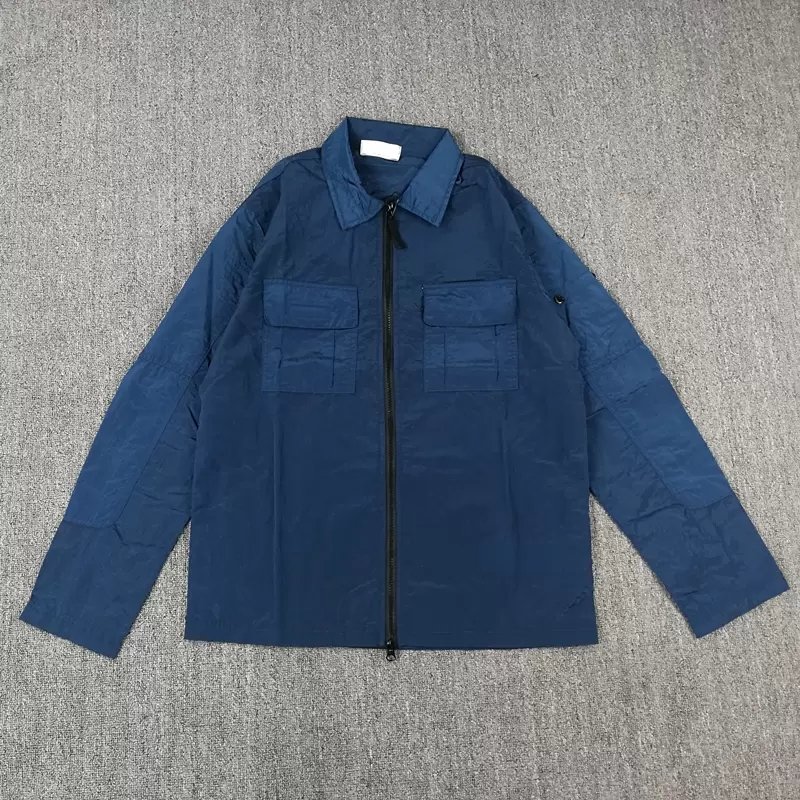 nylon Men's Jackets Summer light and thin couple style coat Leisure outdoor long sleeve tooling Outerwear