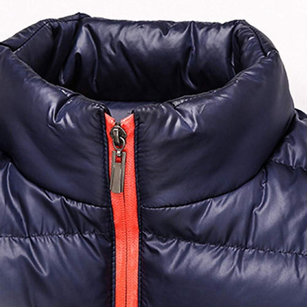 Men's Quilted Jacket Winter Outdoor Cotton Thickening Warm Down Jacket Puffer Padded Coat