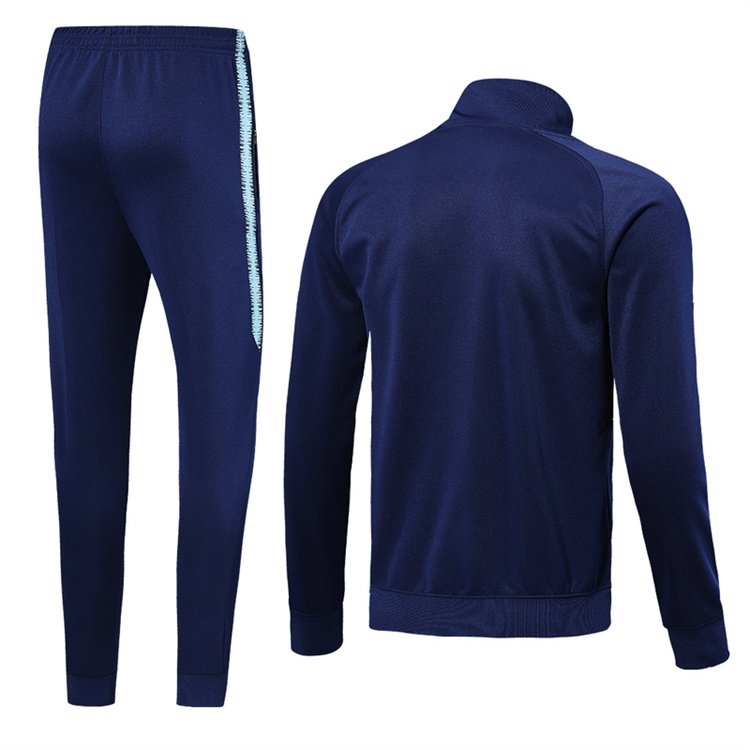 Custom Logo Soccer Tracksuit Jacket Sport Training Tracksuit Quick Dry Men 2 Piece Set Football Jacket