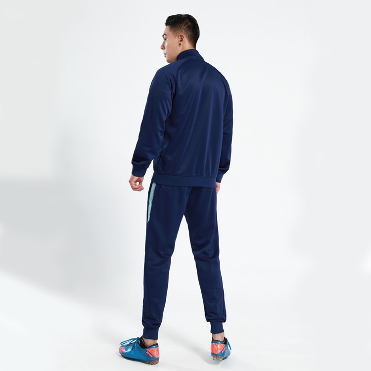Custom Logo Soccer Tracksuit Jacket Sport Training Tracksuit Quick Dry Men 2 Piece Set Football Jacket