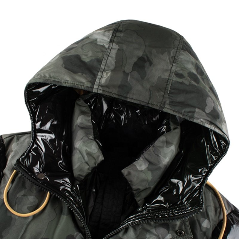high quality oem hooded black heavy designer coat winter bubble plus size custom men shiny puffer outdoor men's jackets