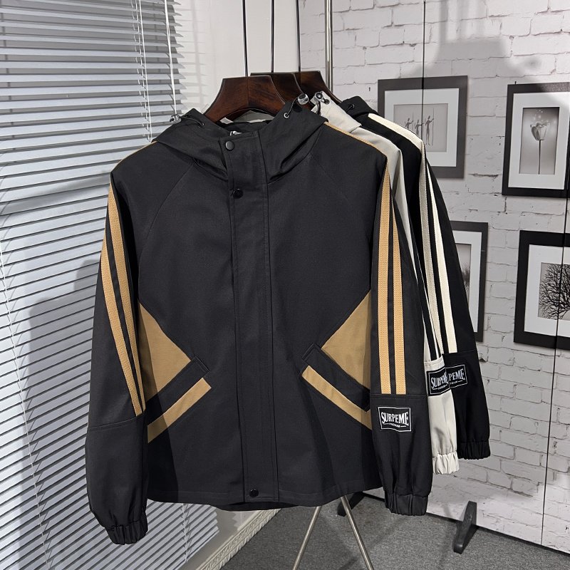 Men's Casual Jackets Spring And Autumn Zip Up Lightweight Jackets