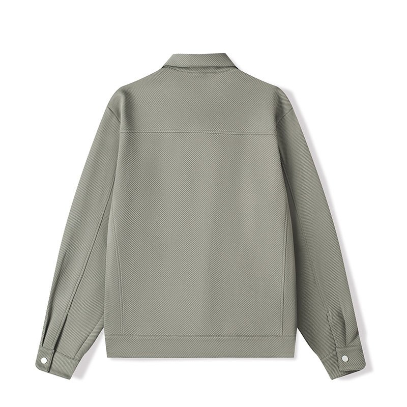 2023 Autumn New Style Plus Size Men's Jackets Windproof Men's Casual Jacket Coat Full Zip Up Solid Color Lapel Casual Jacket