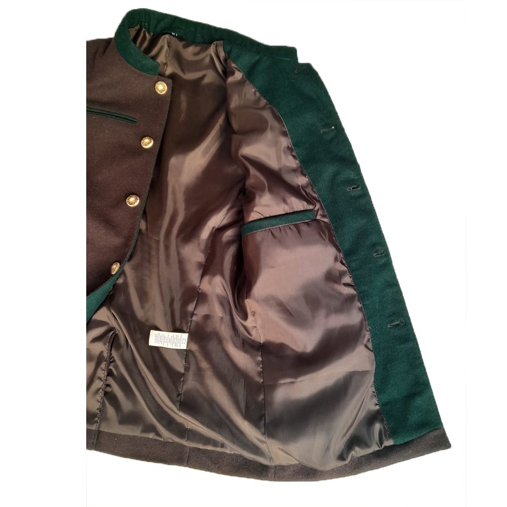 Top Quality Men Wool Jacket Oktoberfest Bavarian Jackets Bavarian Suede Coat Traditional Wool Western Jacket