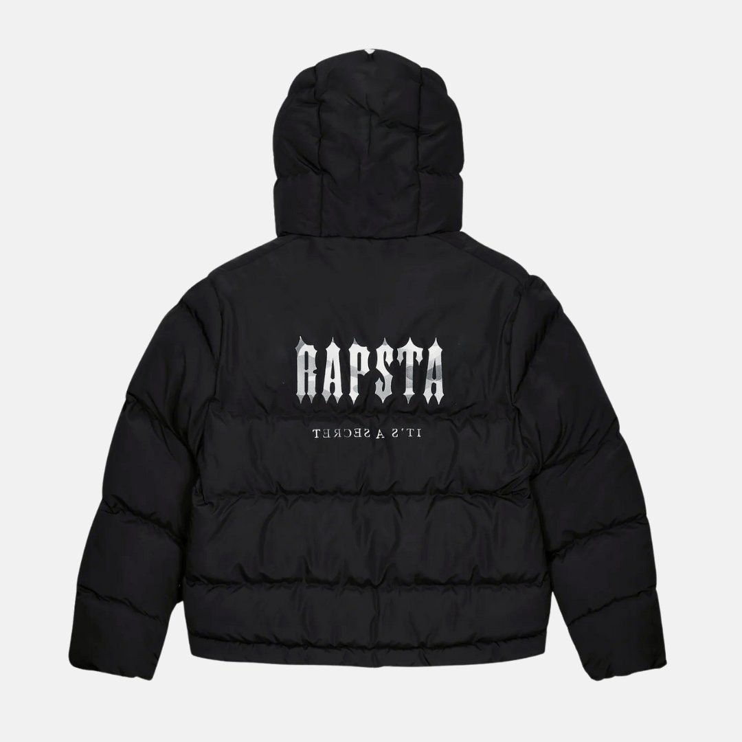 2024 Custom Warm Custom Fashion Logo Black Winter Bubble Down Puffer Jacket Men