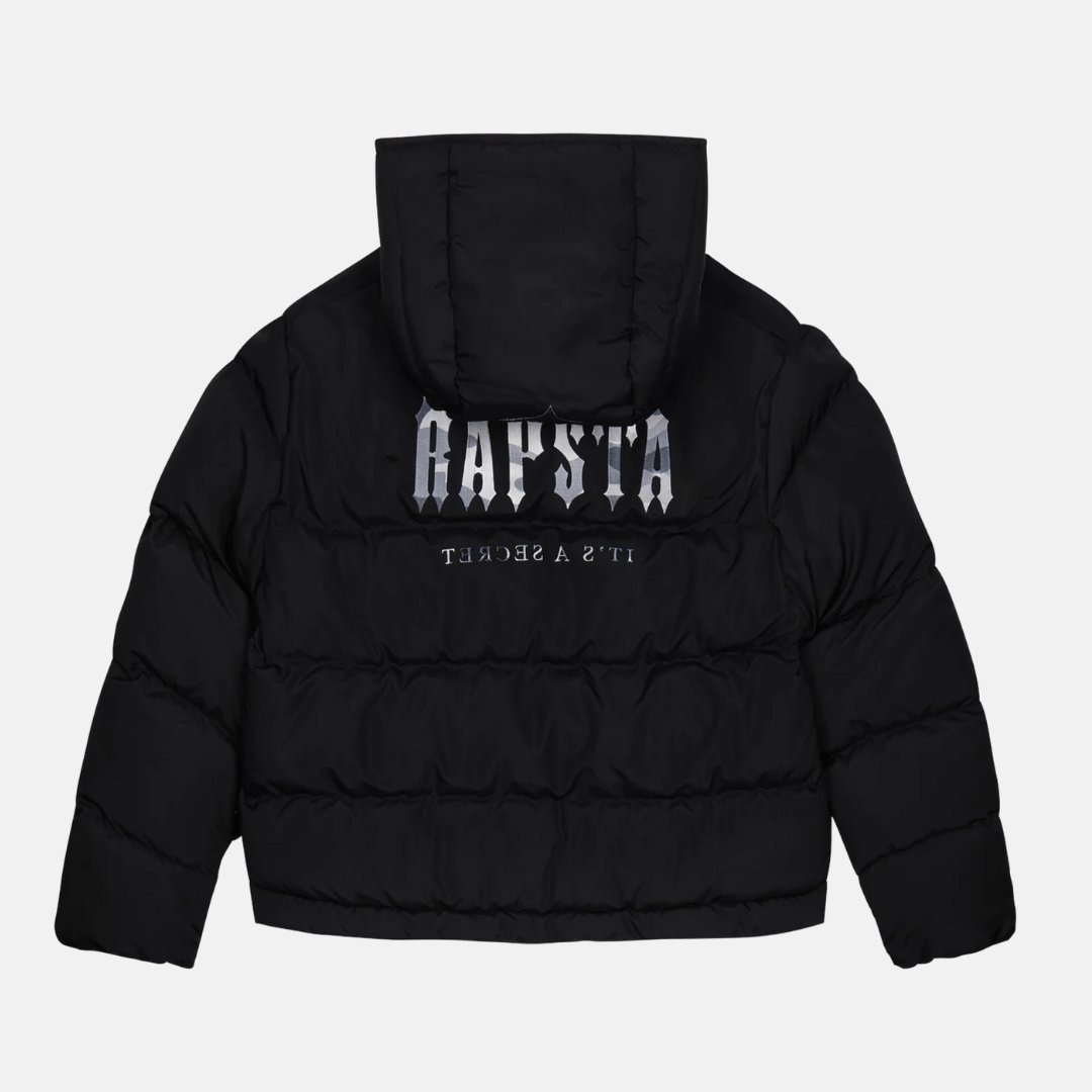 2024 Custom Warm Custom Fashion Logo Black Winter Bubble Down Puffer Jacket Men