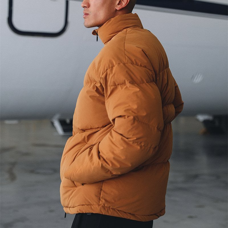 Men's Jackets coats light weight Hooded long Sleeve Puffer Jacket comfortable down coat for men