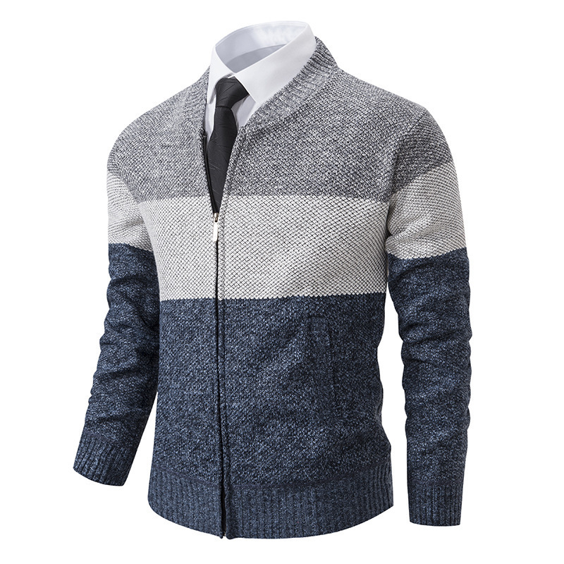 High quality Custom Autumn and winter cashmere sweater men's jacket supports customization
