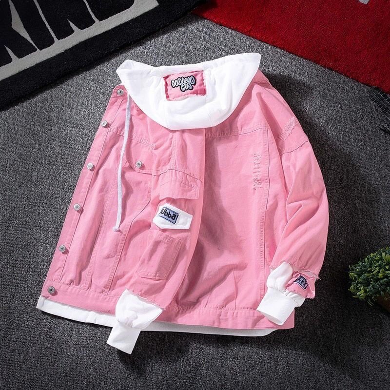 Factory Direct Sales Loose Version Men's Denim Jacket