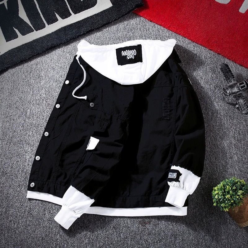 Factory Direct Sales Loose Version Men's Denim Jacket