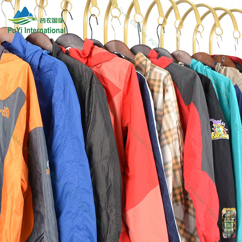 Fashion new men's jacket branded used clothes bales mixed used clothing from China