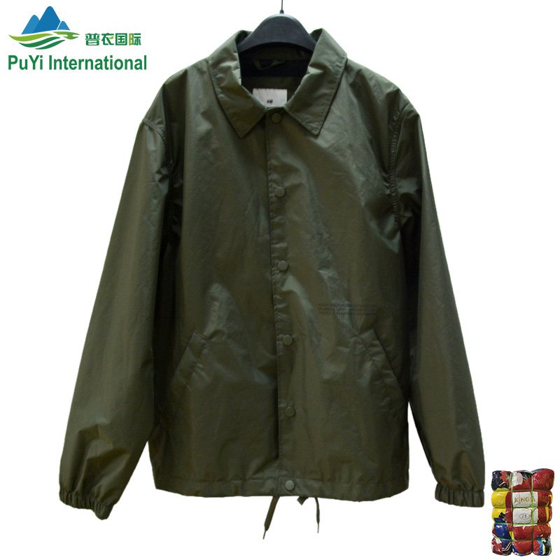 Fashion new men's jacket branded used clothes bales mixed used clothing from China