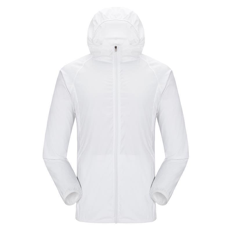 PASUXI Fashion Men's Light Running Hiking Outdoor Jacket Waterproof with Hood Windbreaker Pullover Coats Hoodie