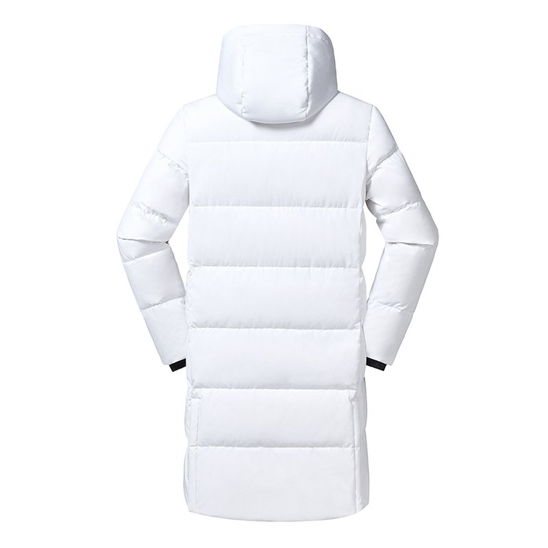 Men's Winter Padded Long Thicken Jacket Quilted Puffer Down Men's Jacket With Hood