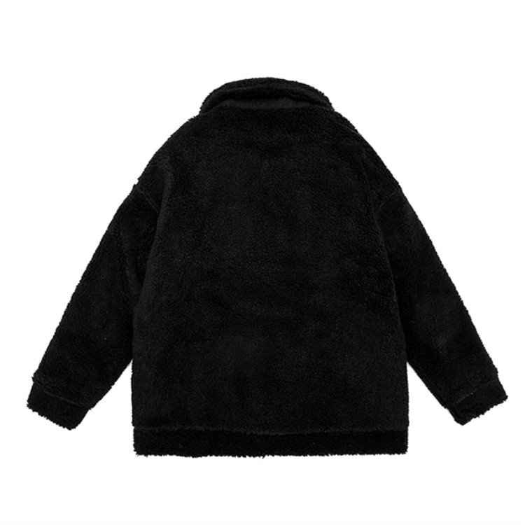 Best Quality Unisex Custom Logo Winter Christmas Collection Made China Wool Fabric Sherpa Polar Fleece men's Jacket
