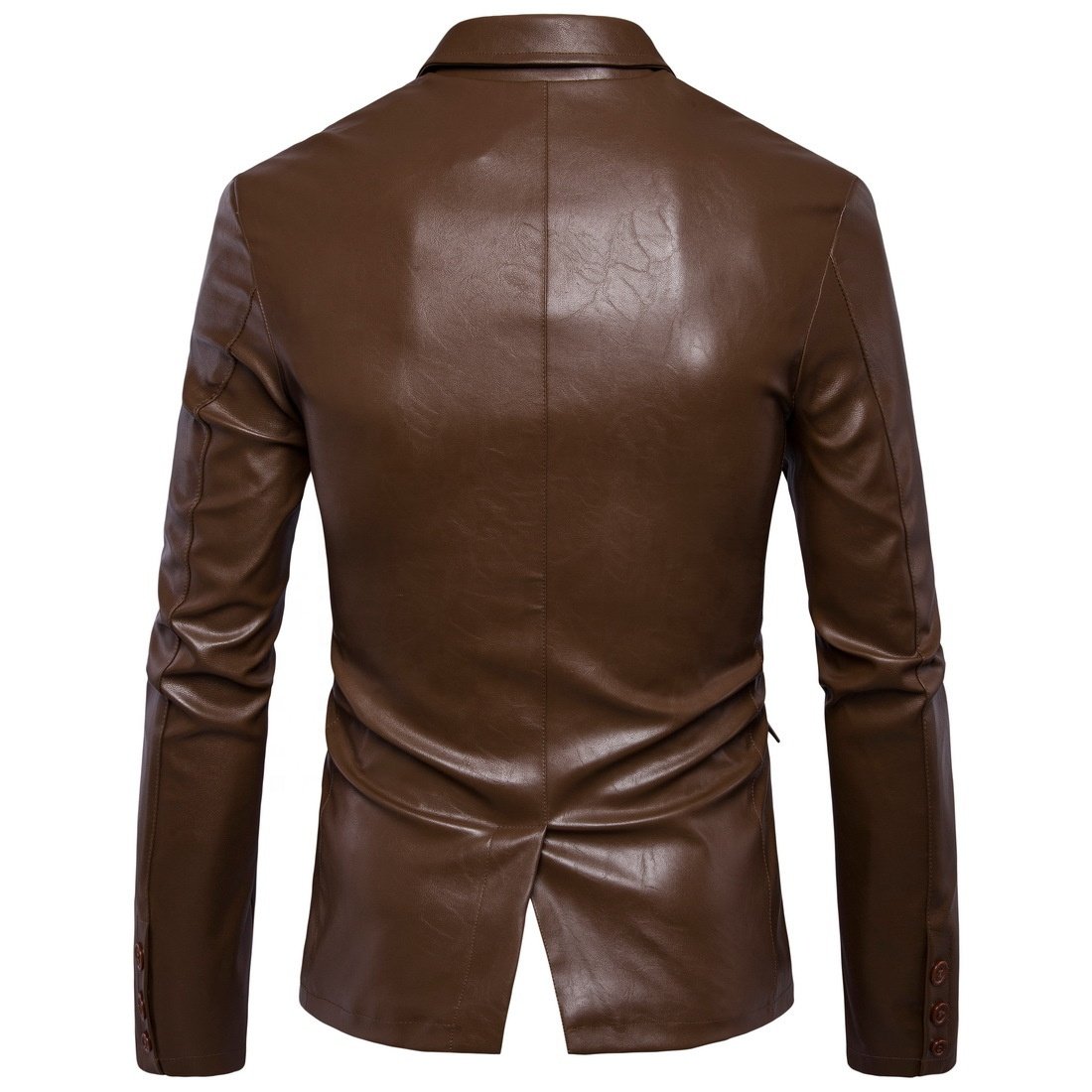 Wholesale custom leather fashionable winter windbreaker moto men's jackets