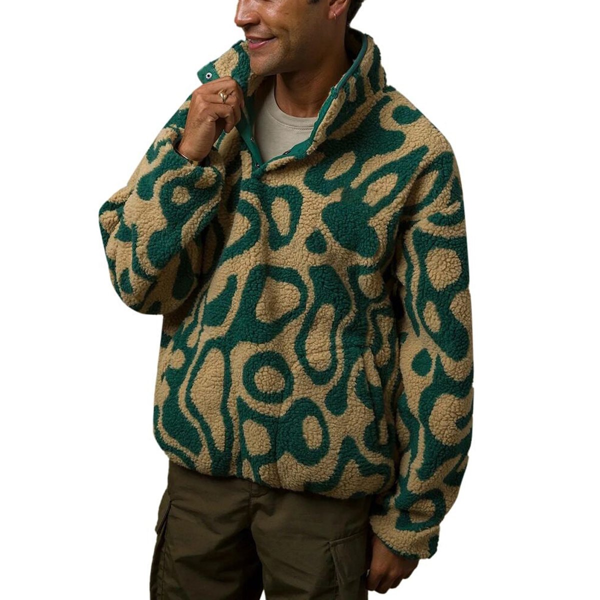 Wholesale Fashion Fleece Zipper Men's Jackets Women Stylish Sherpa Padding Fleece Jacket