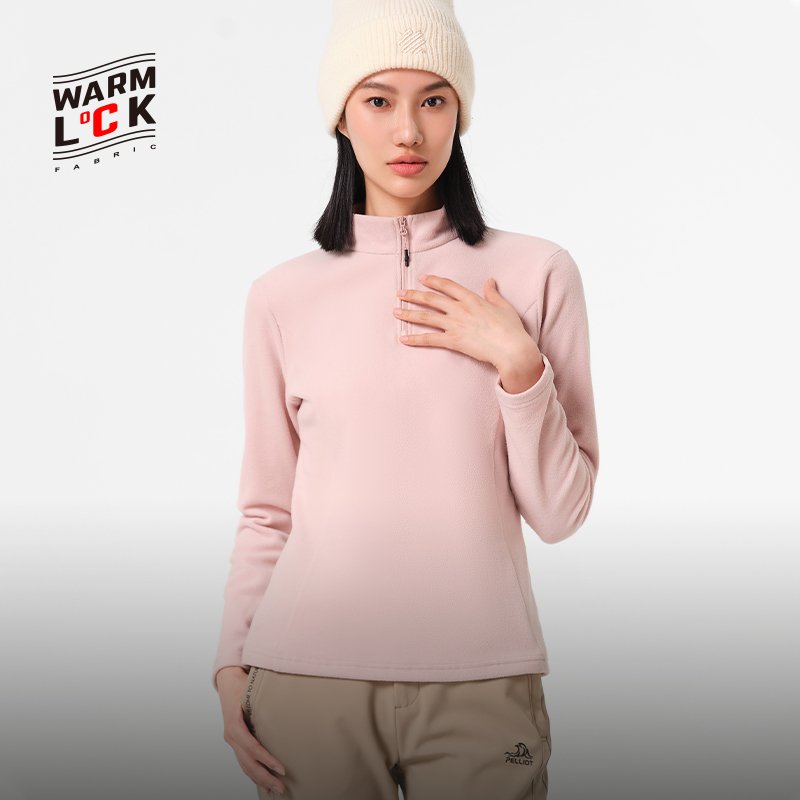 2024 New Arrival outdoor 1/3 zip pullovers men wear polar fleece jacket warm
