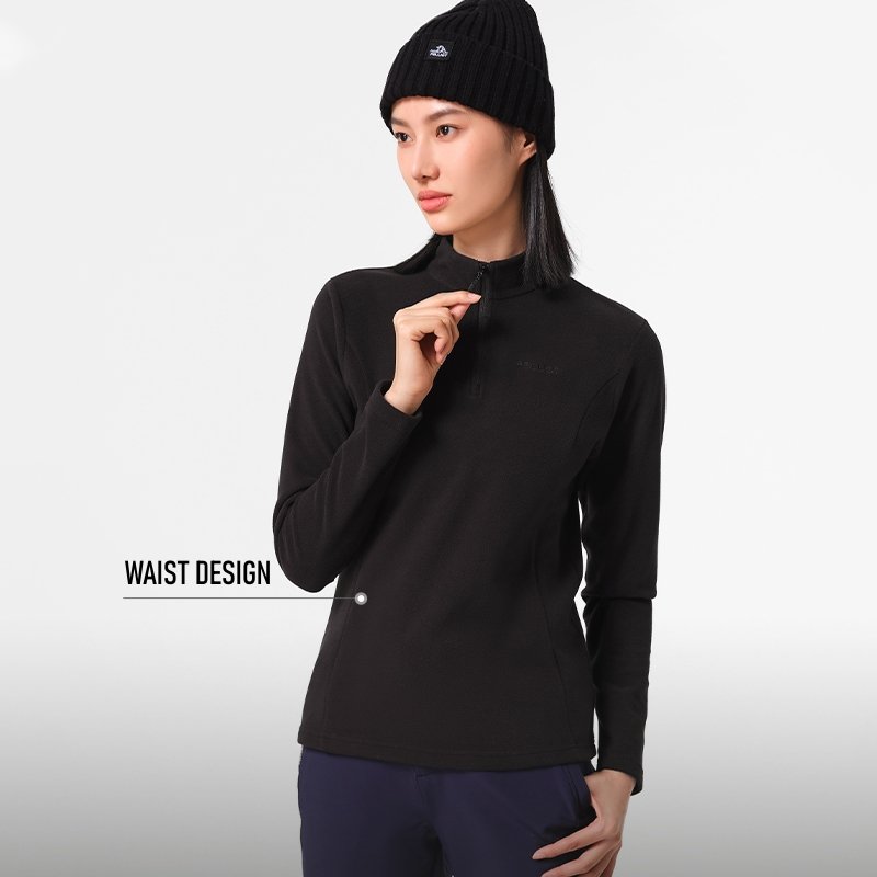 2024 New Arrival outdoor 1/3 zip pullovers men wear polar fleece jacket warm