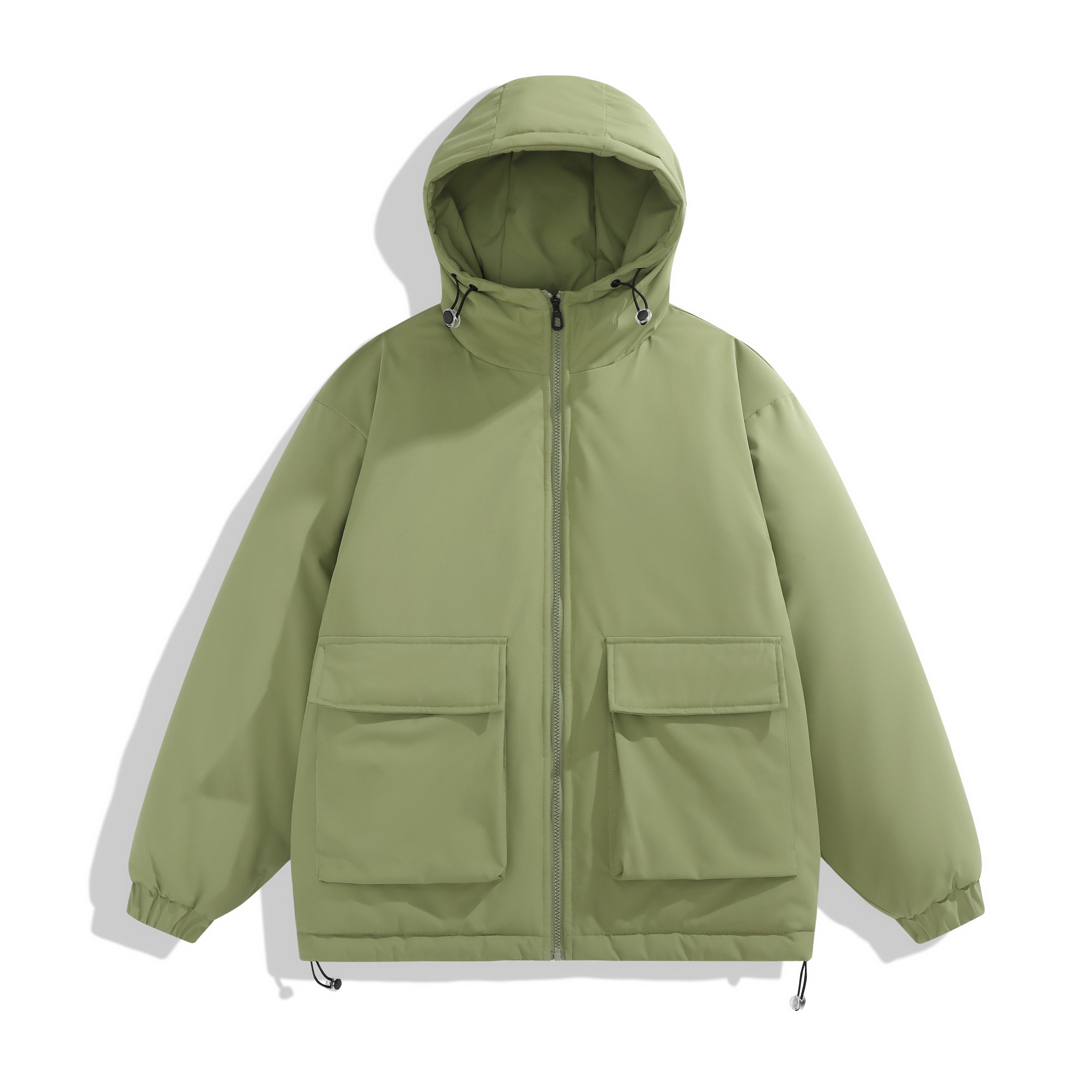 Cheap Light Warm Duck Feather Custom Logo Nylon Black Hooded Winter Bubble Down Puffer Jackets Coat for Men
