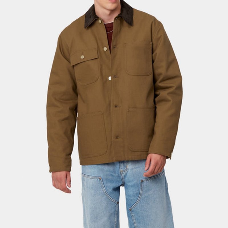 Best Selling Industrial Working Clothes Protective Safety Multi-pockets Track Jacket Unisex Canvas Workwear Jacket