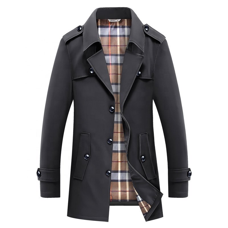 Fashion men's jacket autumn wears trench coat for men wholesales
