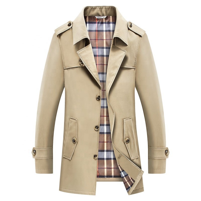 Fashion men's jacket autumn wears trench coat for men wholesales