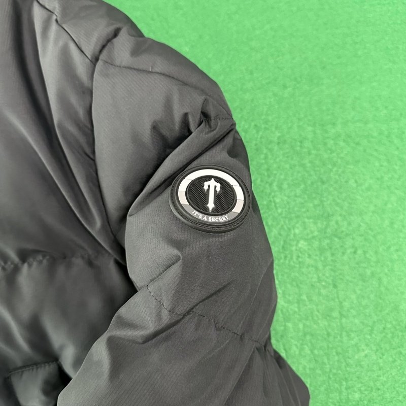 Trapstar London Embroidery Jacket Men Autumn and Winter Down Jacket Men's Clothing Outdoor Warm Tops Thick Hoodie
