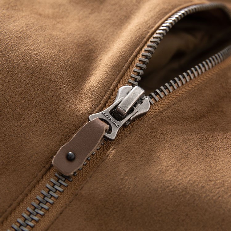 Retail wholesale new fashion men's slim fit jacket warm brown leather cotton padded male jacket