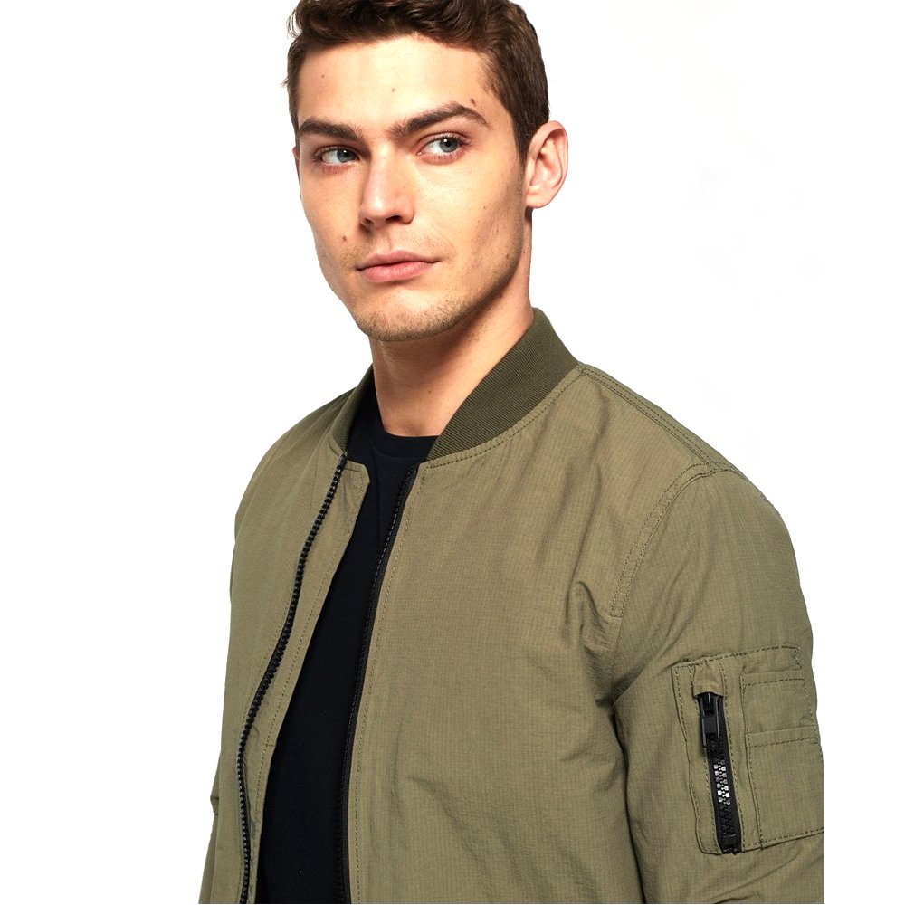 2023 New Arrival Customized Men's Bomber Jackets High Quality Canvas Casual Wear Wholesale for Winter Season