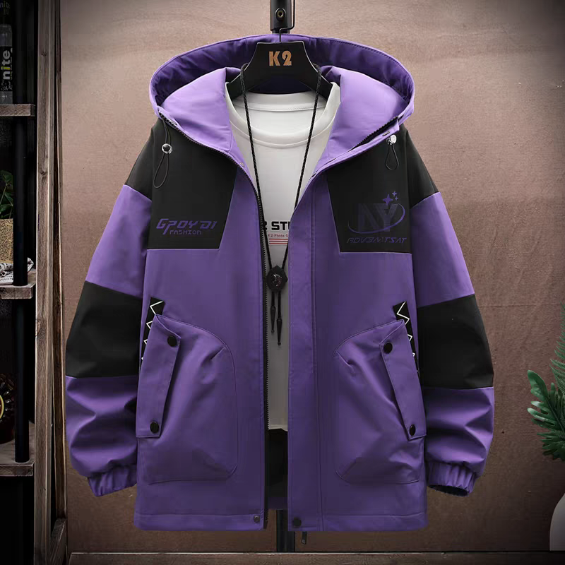 European and American men's jackets spring autumn winter hoodies casual style fashionable street zipper men's jackets wholesale